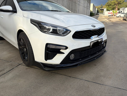 Kia Cerato V1 front bumper lip splitter