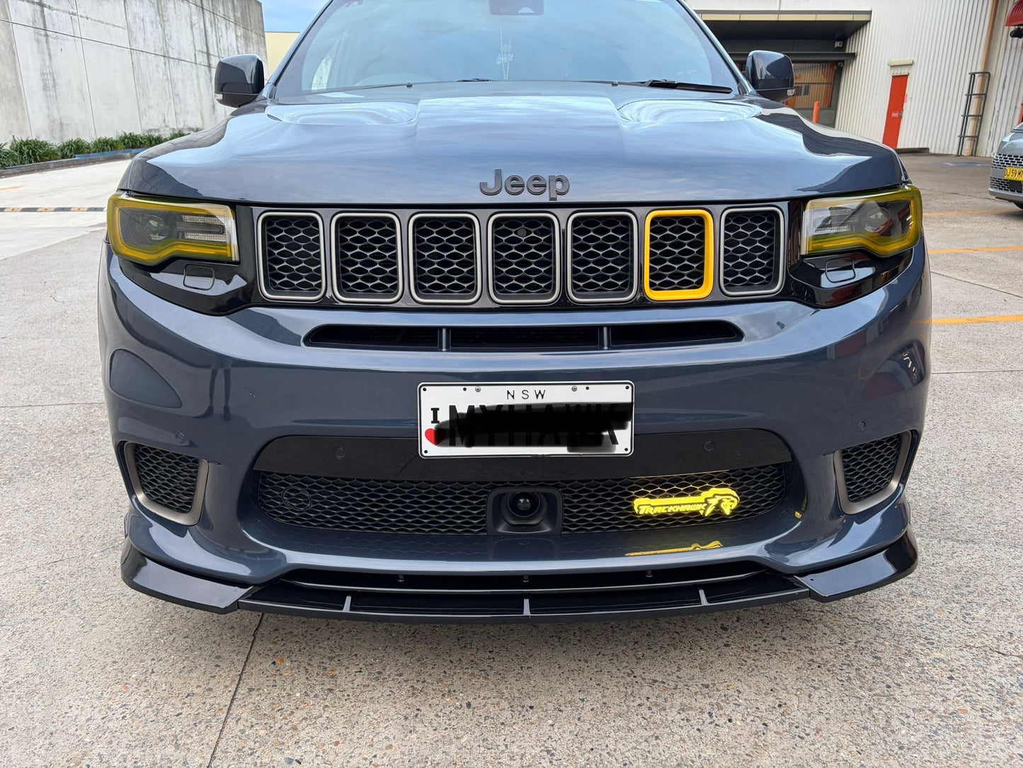 Grand Cherokee SRT front lip splitter