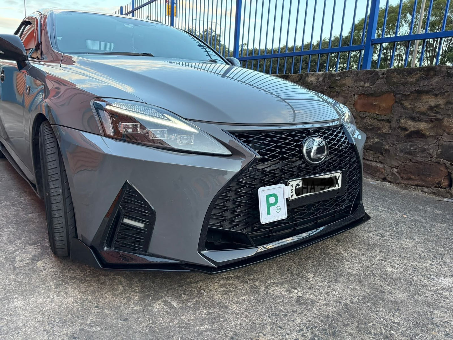 Lexus is250 is350 F sport front bumper 4is conversion set