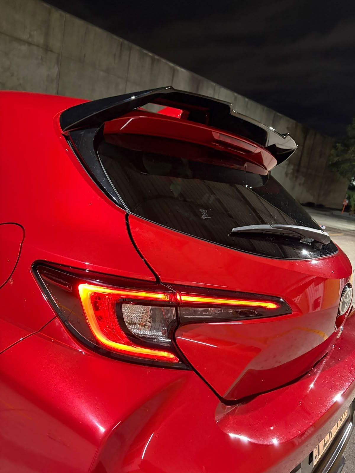 Toyota Corolla Hatch 2019-2026 OE style rear spoiler