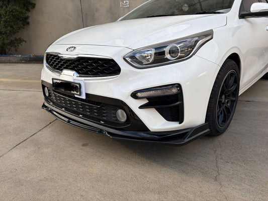 Kia Cerato V1 front bumper lip splitter