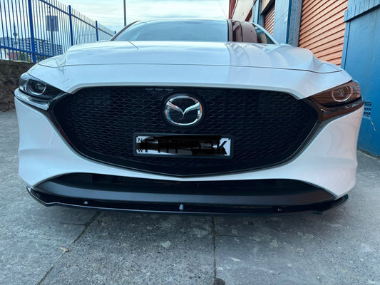 Mazda 3 2019+ front lip splitter