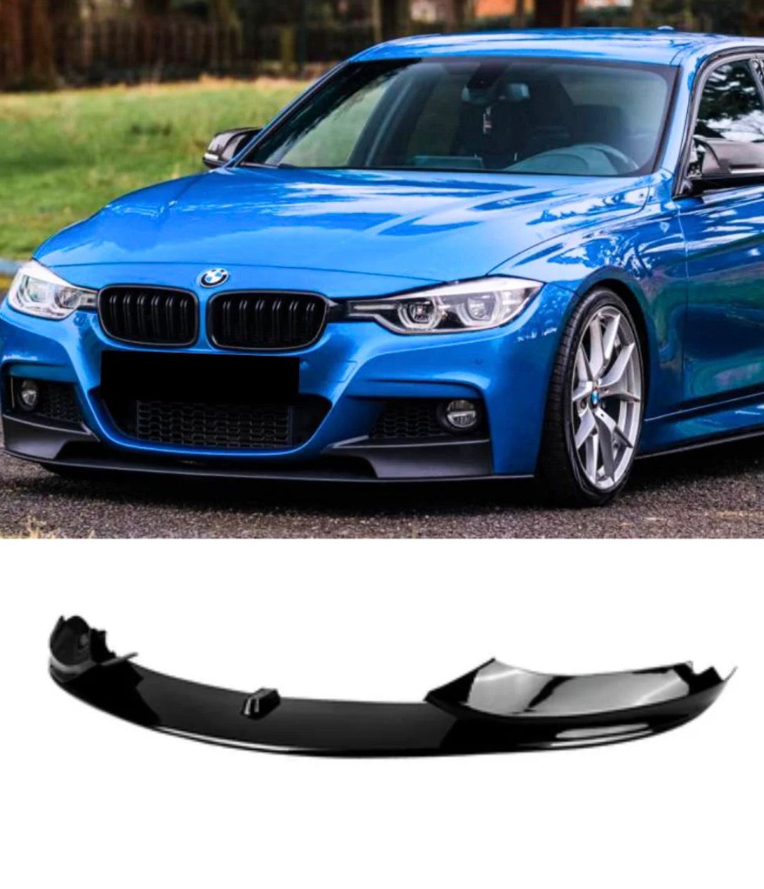 BMW 3 series F30 2012-2018 M sport front bumper lip splitter